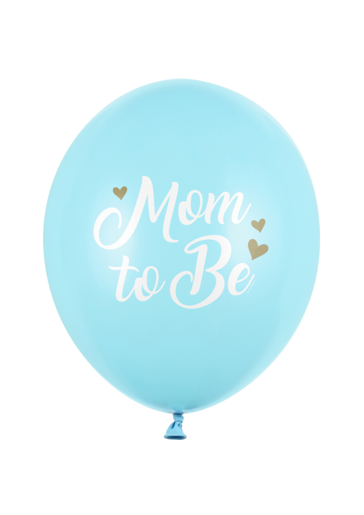 Balon MOM TO BE błękitny